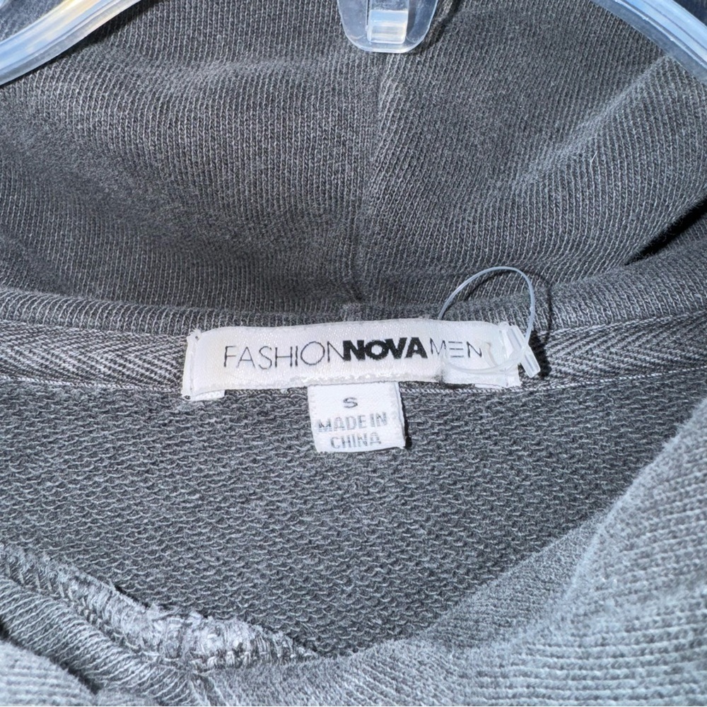Fashion Nova mens gray hoodie small - Picture 2 of 4
